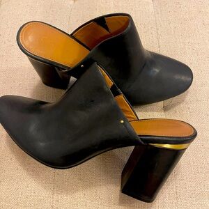 Calvin Klein open heel shoe slip on.